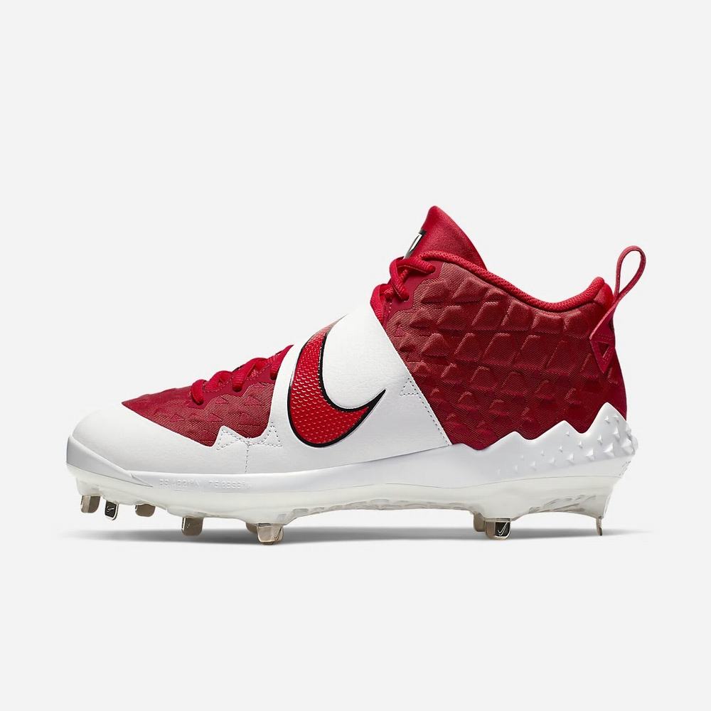 Crampon Baseball Nike Force Zoom Trout 6 Rouge 9730-465 University Red/Black/White/University Red Homme | NBW-05721004